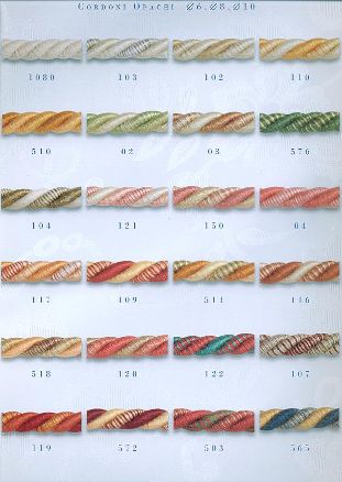 Cordoni opachi mm. 6, 8, 10