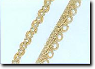 Passamaneria  broccato Oro/Gold 727-13  12 mm; 727-14  16 mm