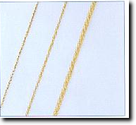 Cordoncino Oro/Gold 754-93  1 mm; 754-94  1,5 mm; 754-95  2 mm